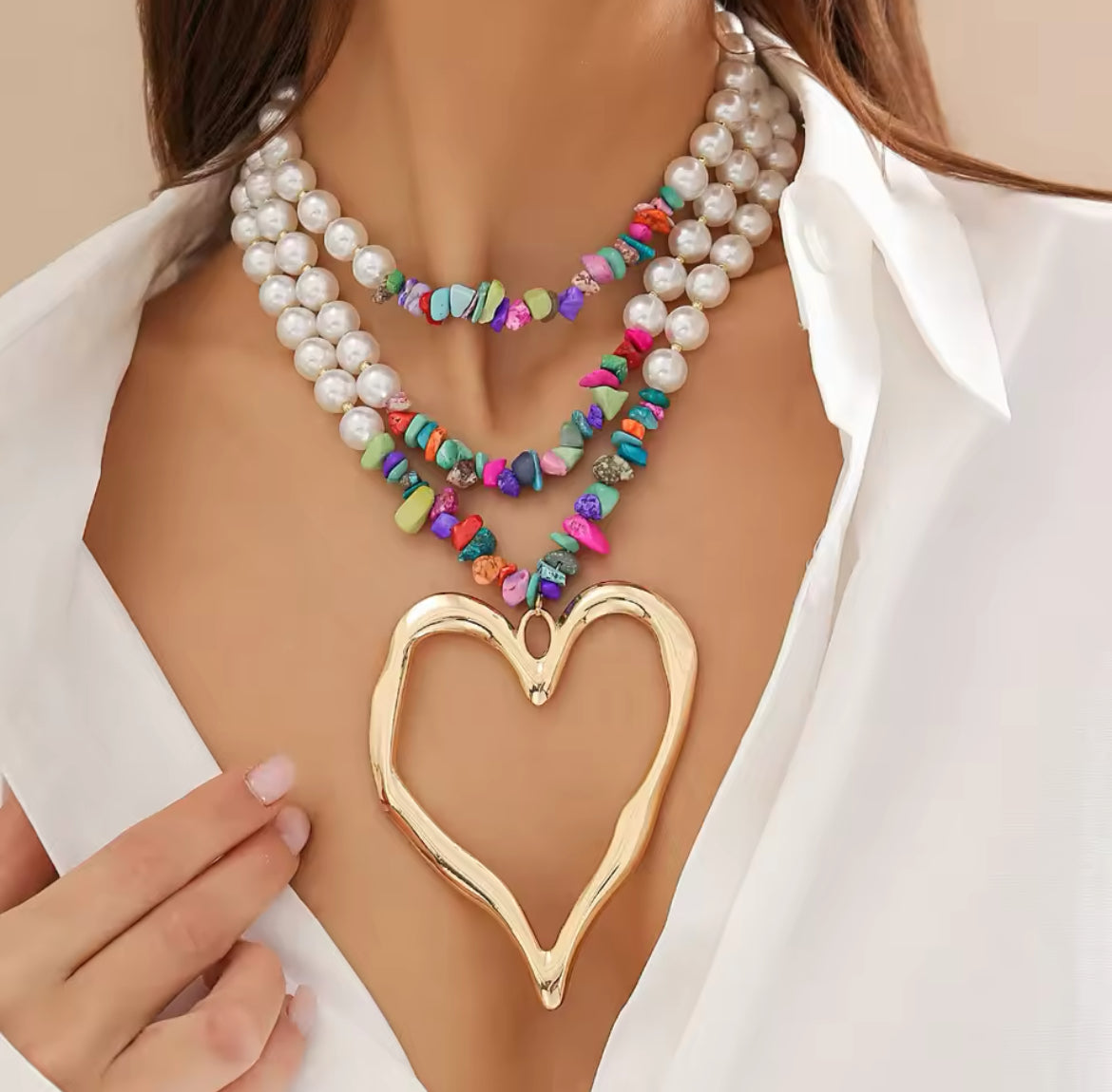 Immitation is the biggest form of flattery necklace