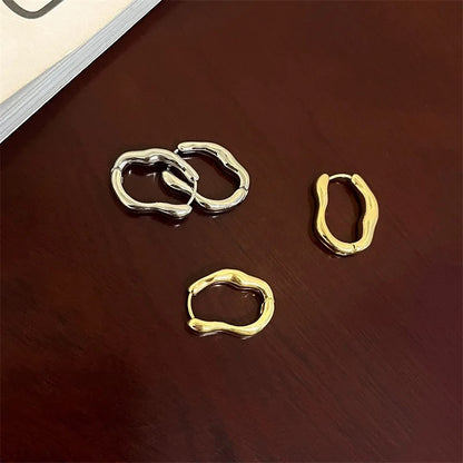 The Everyday: Hoop Earrings in Silver or Gold