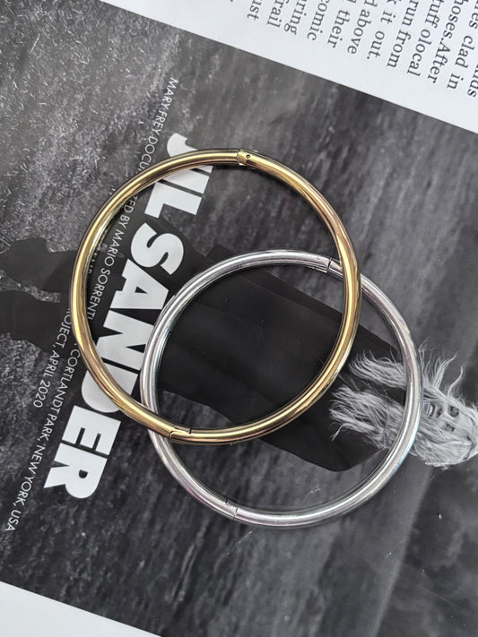 The Emma: Solid Silver or Gold Plated Bangle