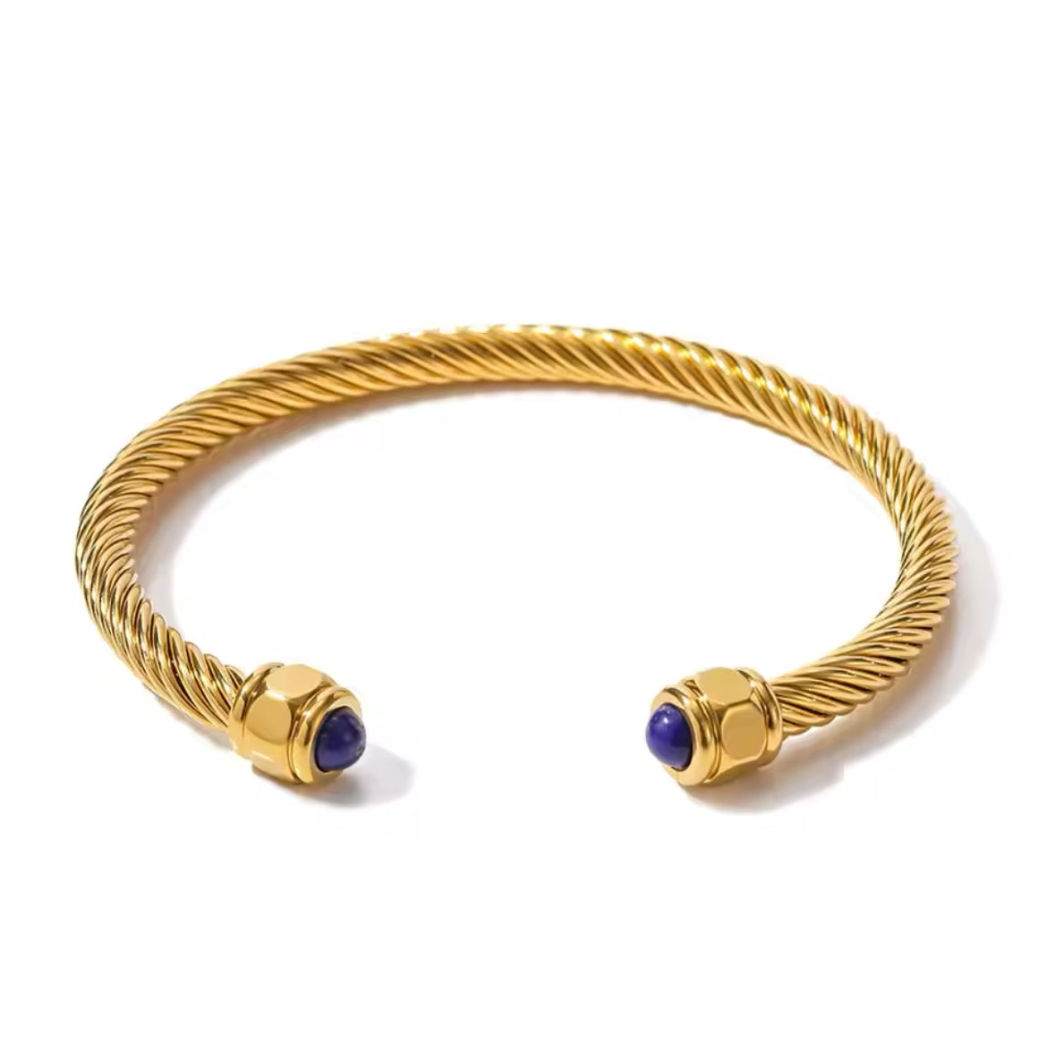 The Ribbed: Everyday Gold Bangle