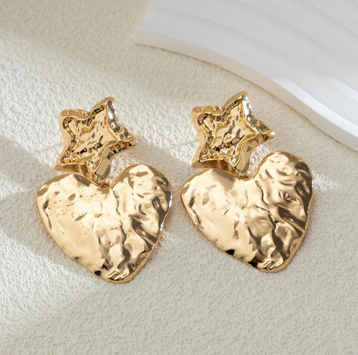 Karisma Gold Heart Earrings