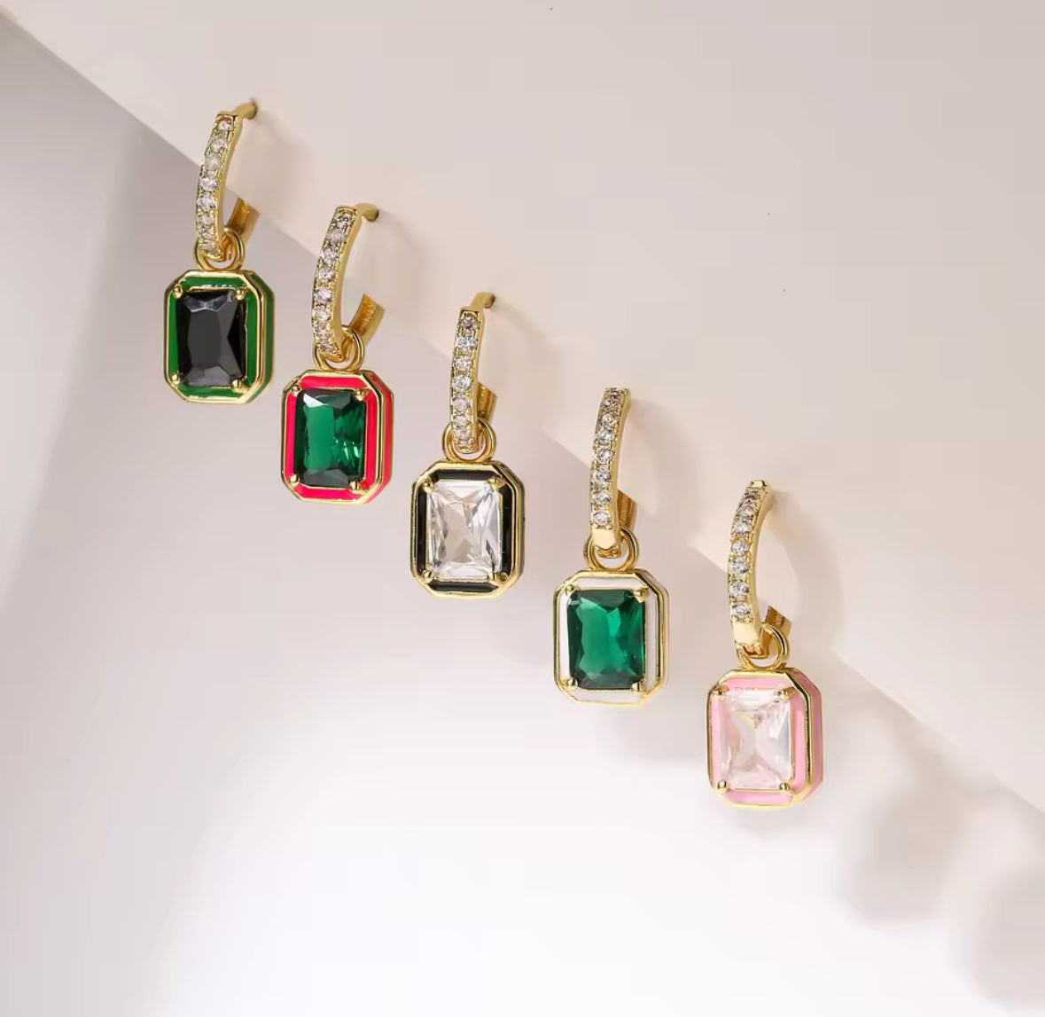 The Kate: Classic earrings in a range of colours, please select