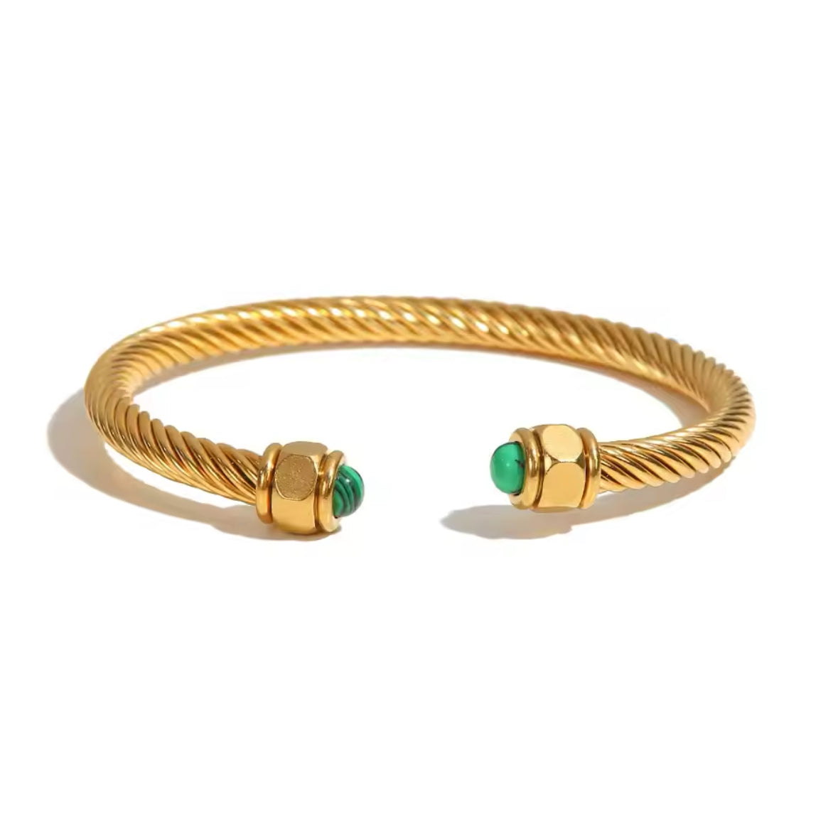 The Ribbed: Everyday Gold Bangle