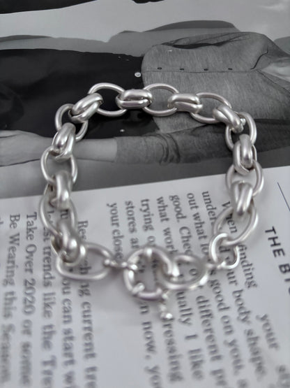 Multi link chain Bracelet Available In Antique Look Matt Silver or Antique Look Gold