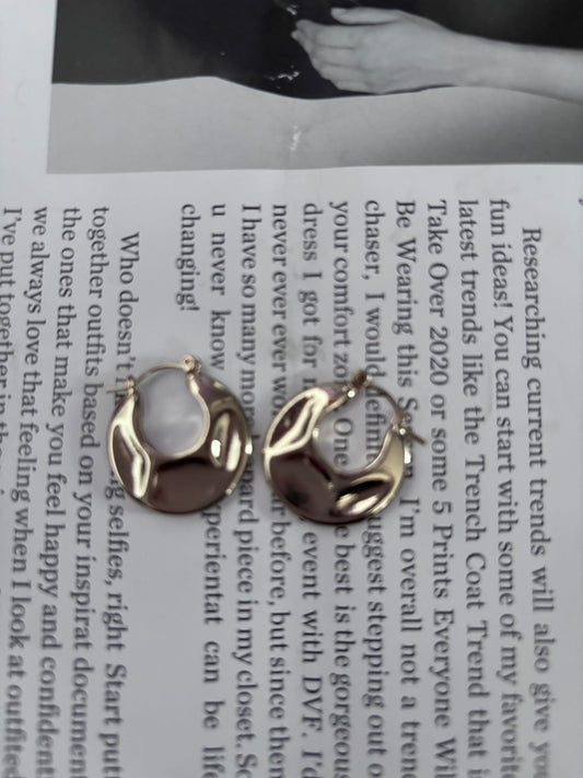 The Horseshoe: Silver or Gold Earrings